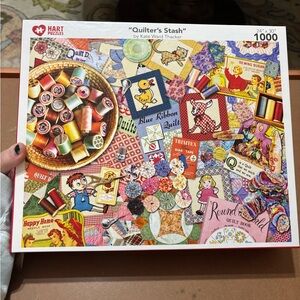 Hart Puzzles “Quilter’s Stash” 1000 piece
